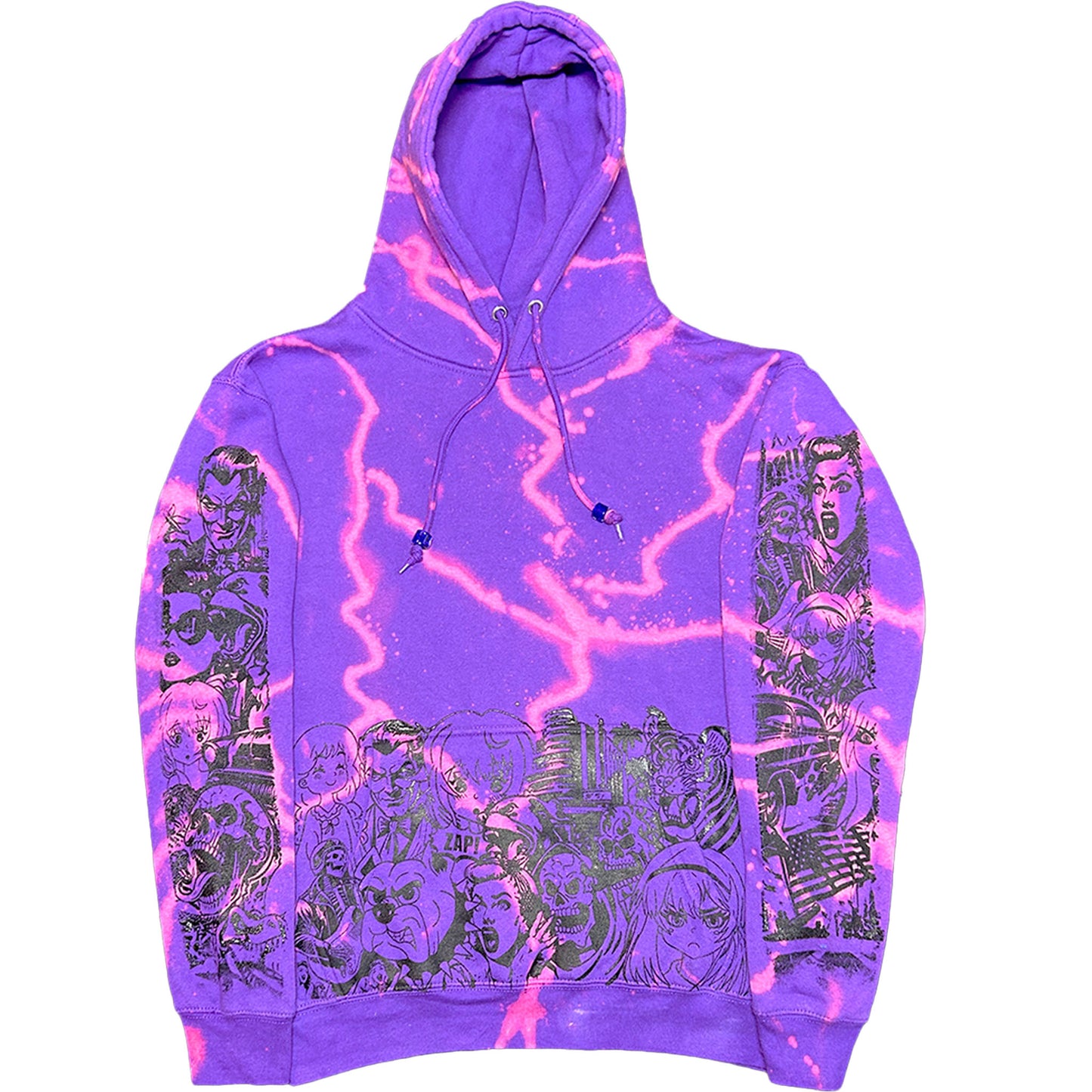 Dyed Hoodies w/ Glass Beads (TulsaTrap x HocoGlass Collab)