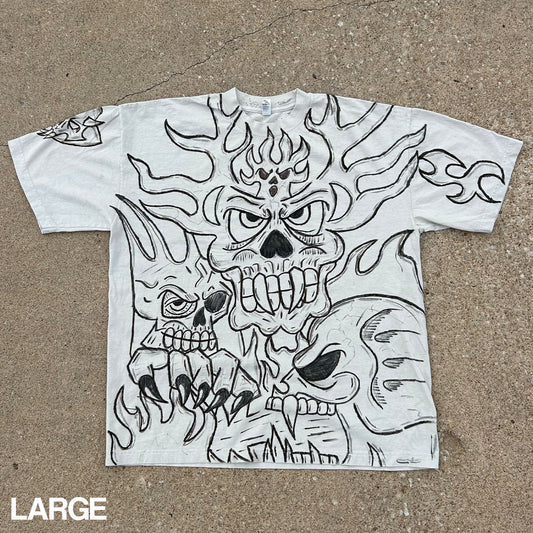 Hand Drawn SKELETONS tee