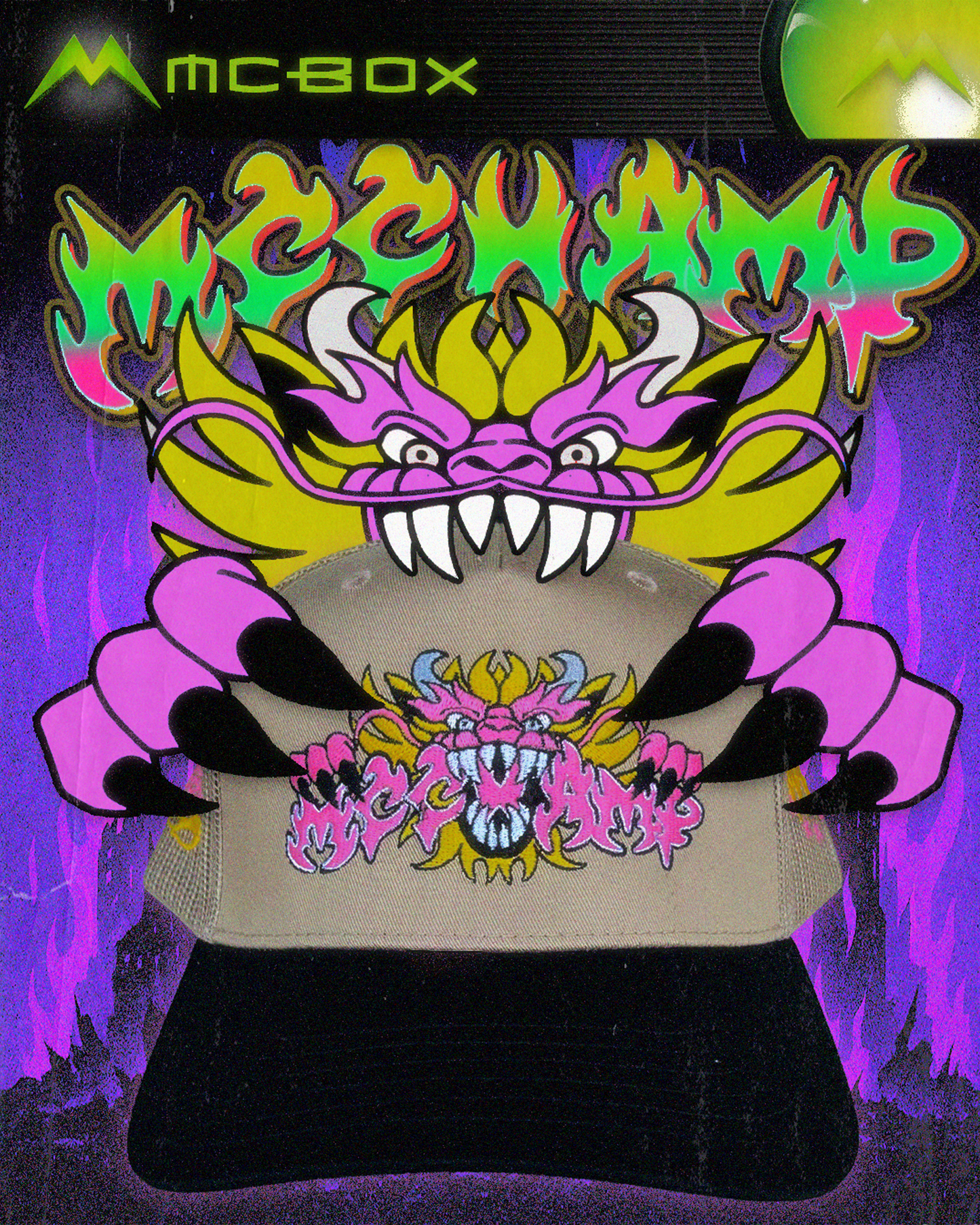 PINK DRAGON MCCHAMP HAT