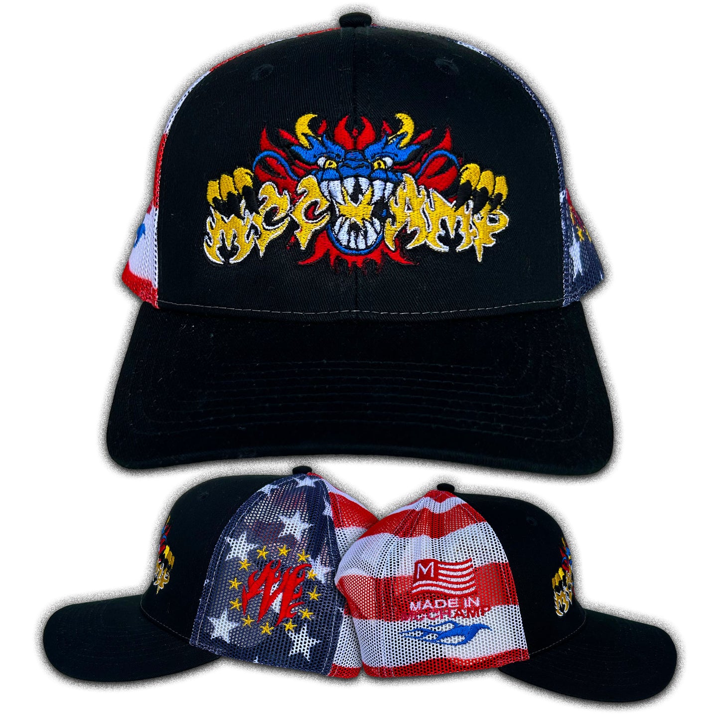 BLACK FLAG DRAGON MCCHAMP HAT