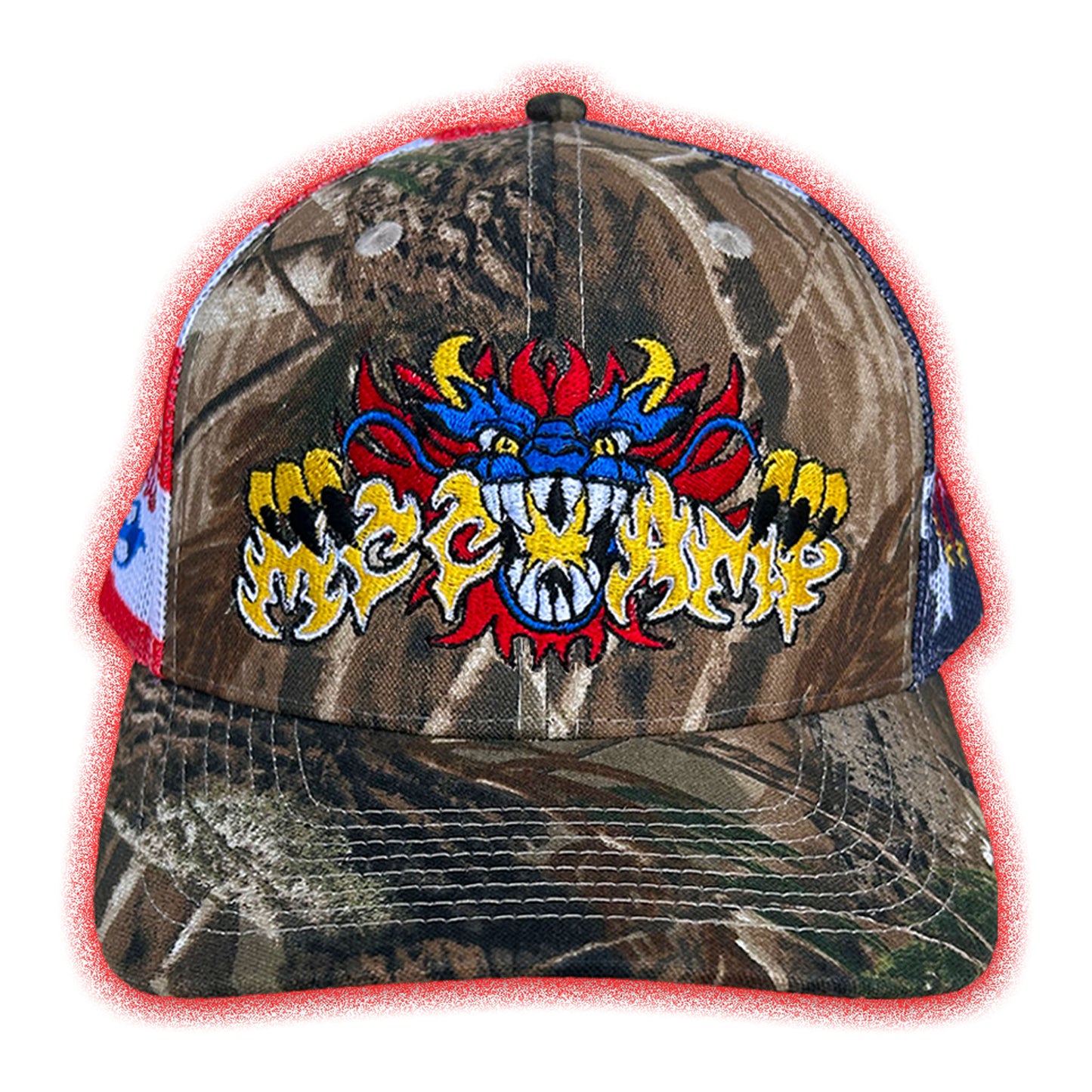 CAMO FLAG DRAGON MCCHAMP HAT