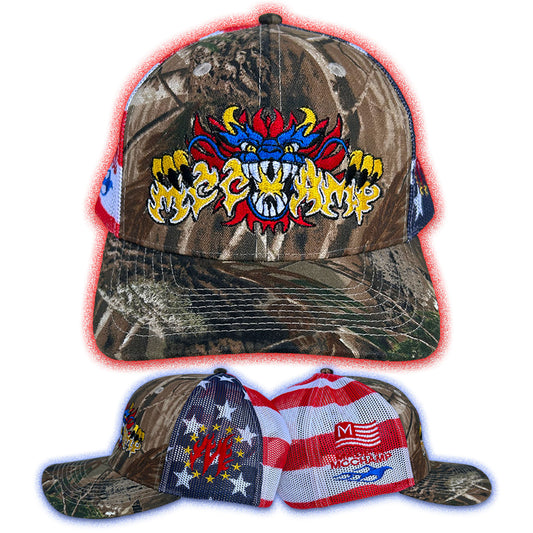 CAMO FLAG DRAGON MCCHAMP HAT