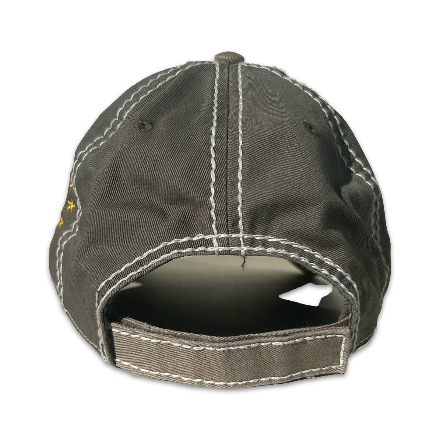 DISTRESSED KHAKI DRAGON McCHAMP HAT