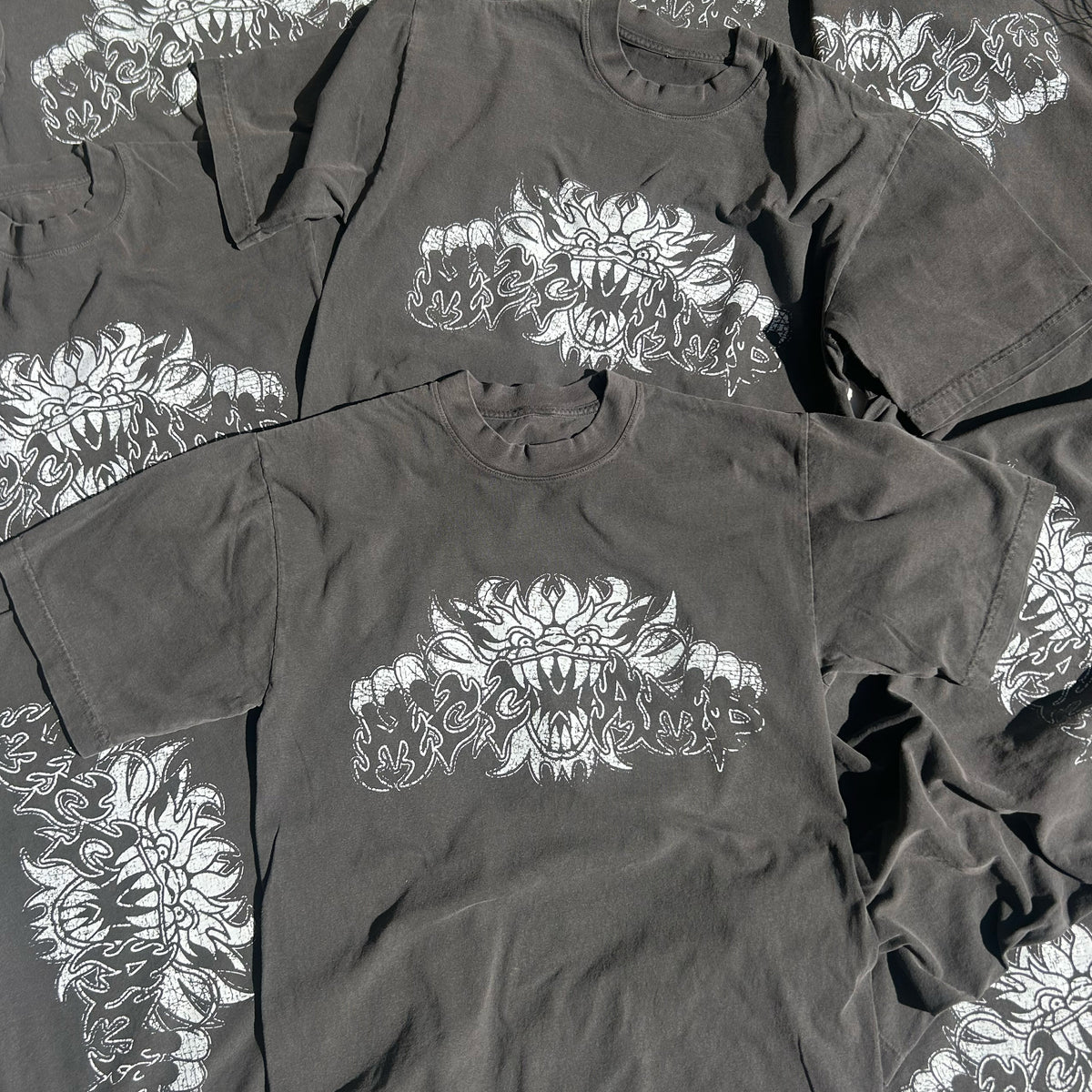 2 faded Logo Tees (Buy 1 Get 1 Free)